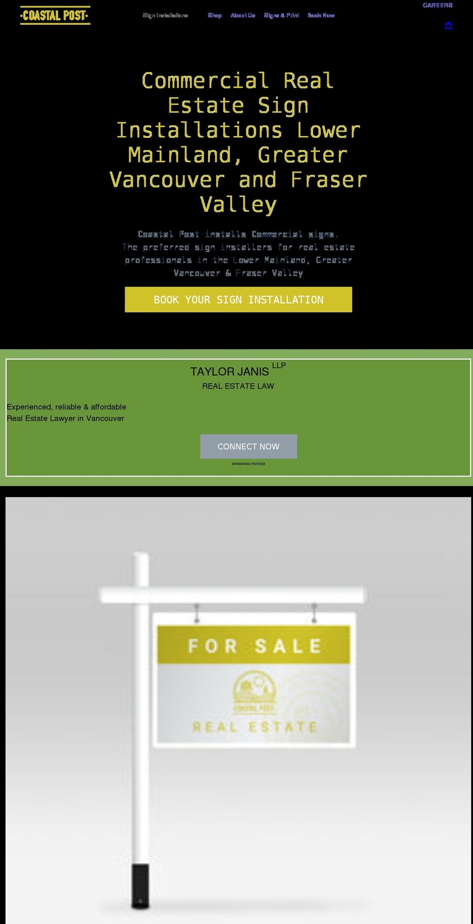 coastalpost.ca shopify website screenshot