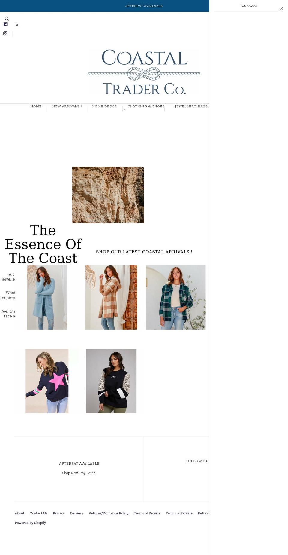 coastaltraderco.com.au shopify website screenshot