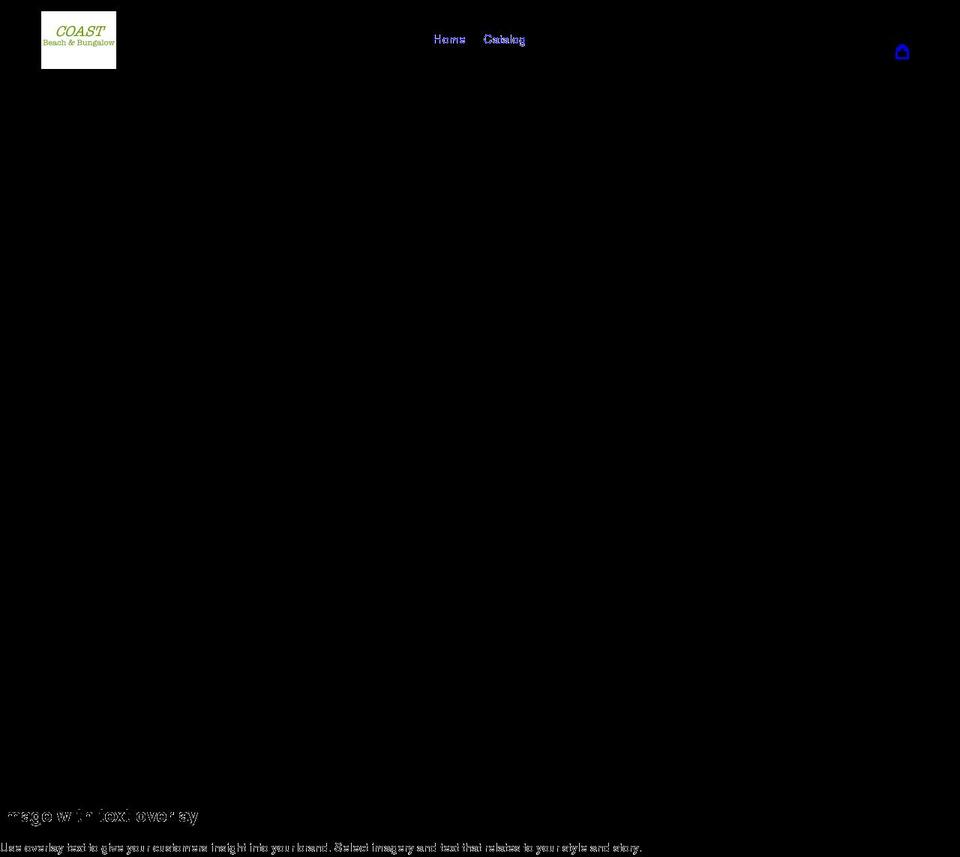 coastbeachandbungalow.com shopify website screenshot