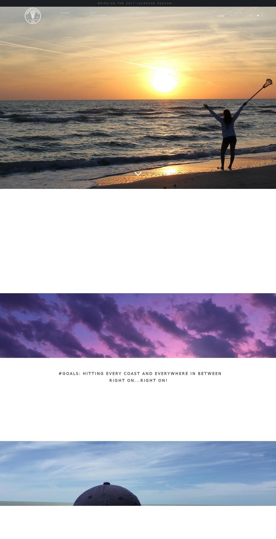 coasttocoastlaxstyle.com shopify website screenshot