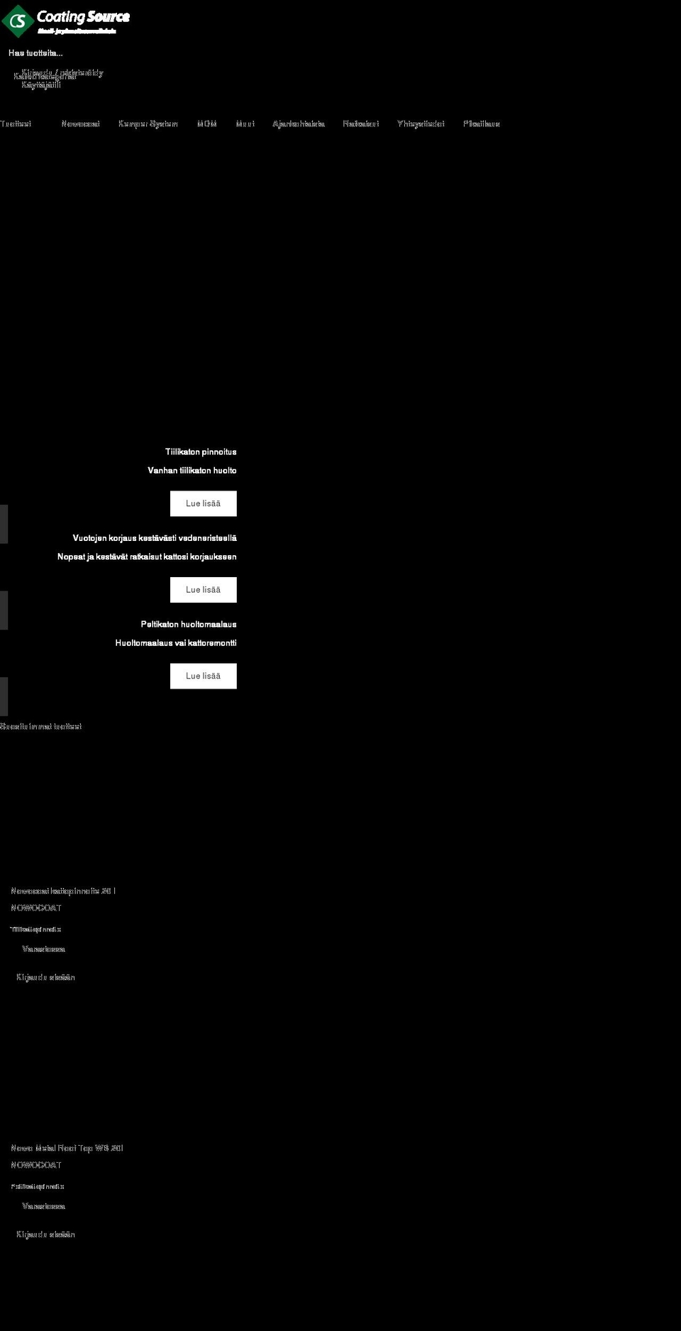 coating-source.com shopify website screenshot