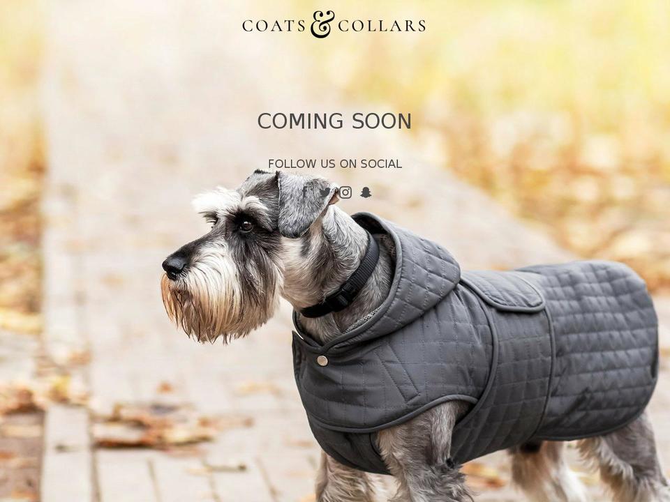 coatsandcollars.com — Shopify storefront screenshot