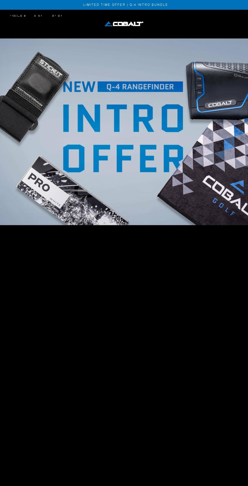 cobalt-golf.com shopify website screenshot