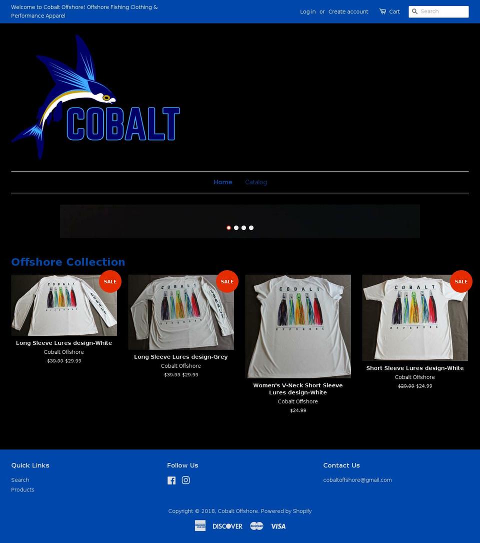 cobaltoffshore.com — Shopify storefront screenshot