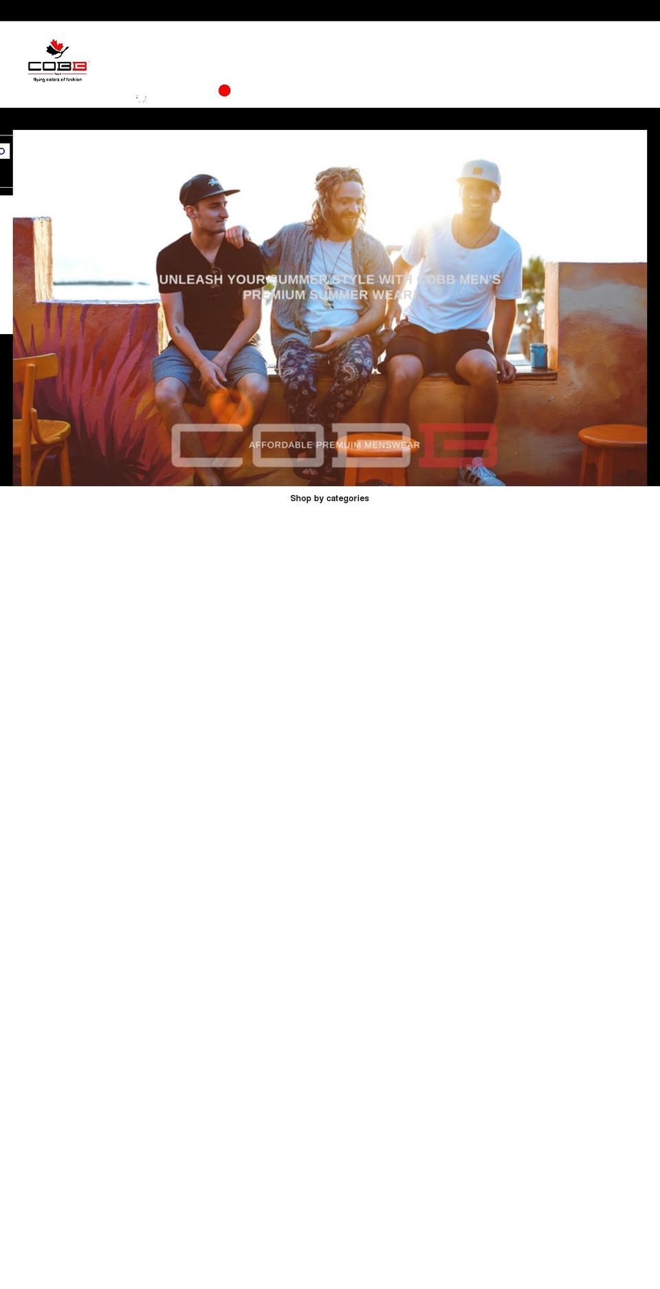 cobbitaly.com — Shopify storefront screenshot