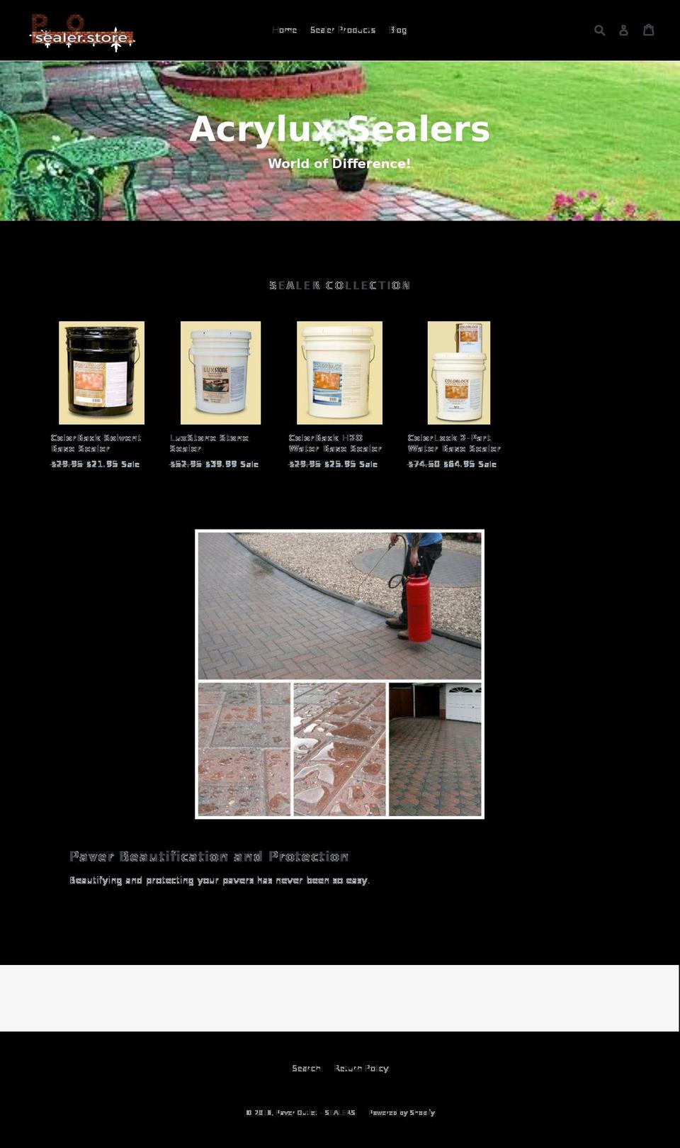 cobblecoatsealer.com — Shopify storefront screenshot