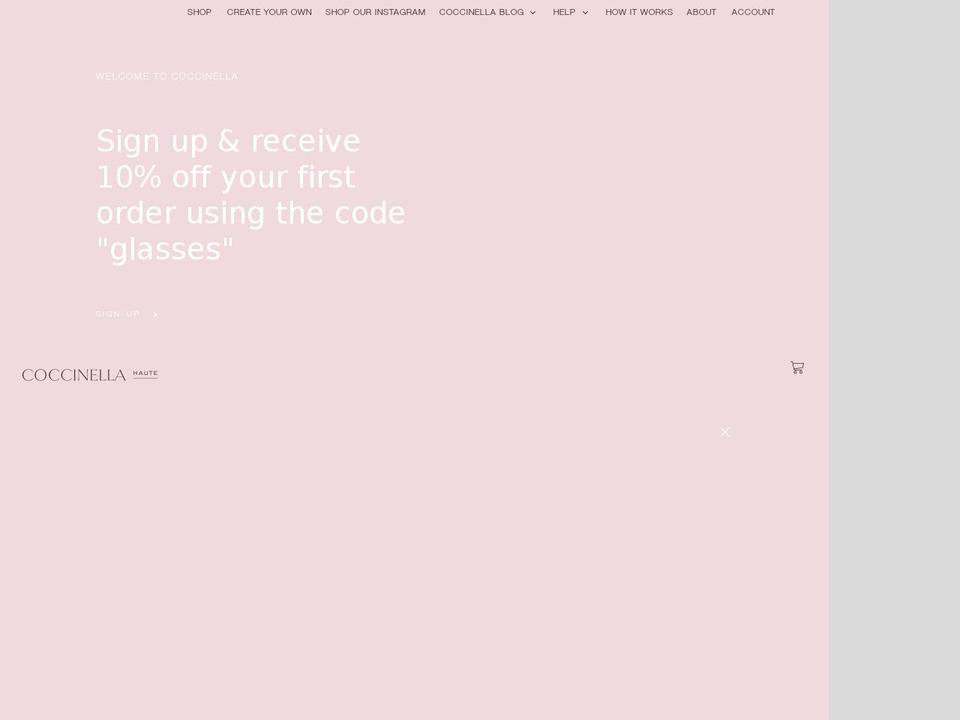 coccinellahaute.com — Shopify storefront screenshot
