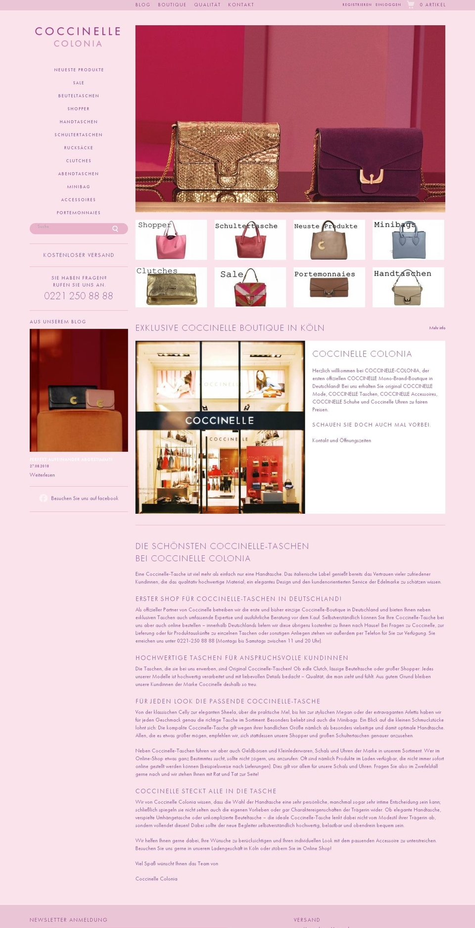 coccinelle-colonia-neu Shopify theme site example coccinelle.boutique