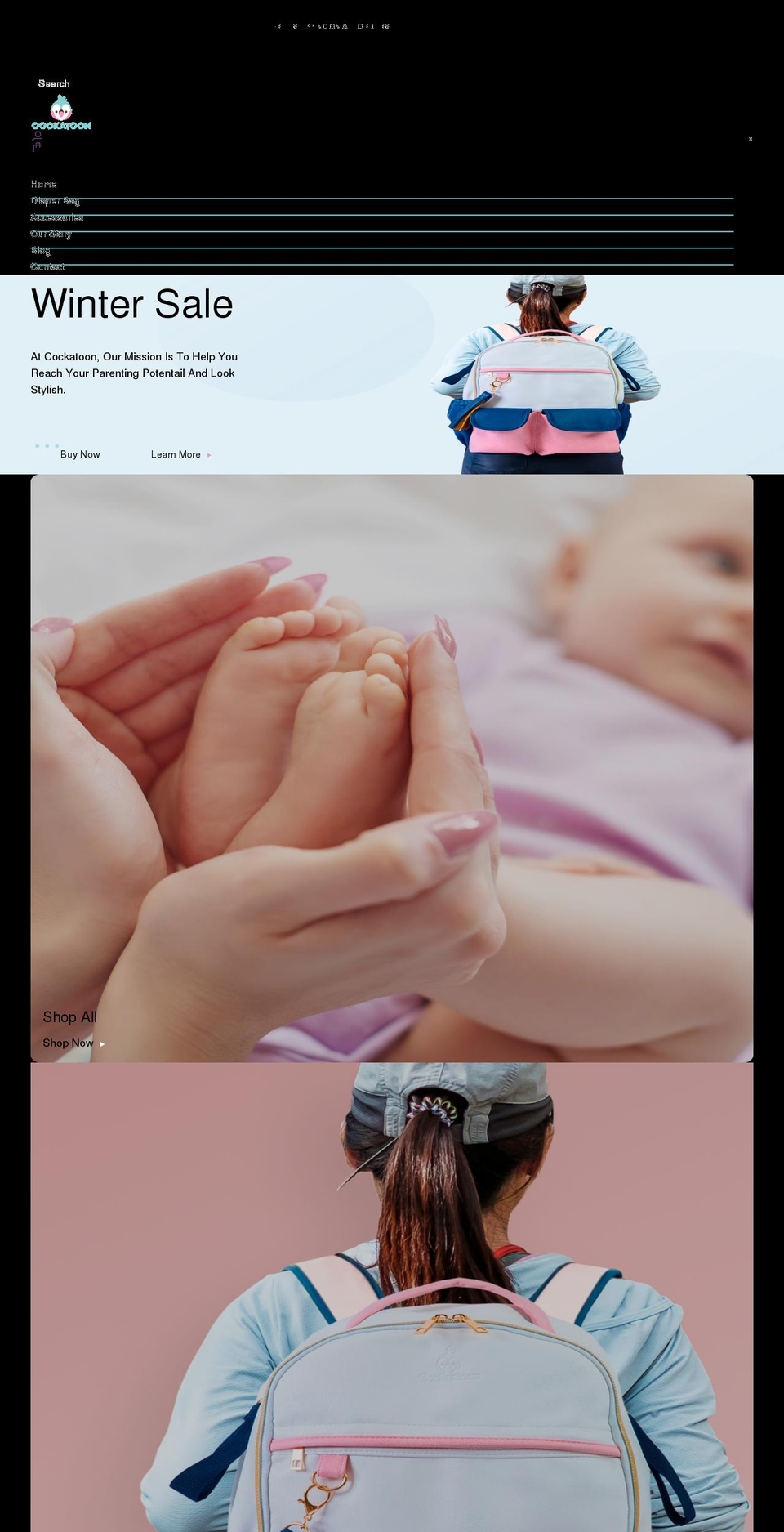 cockatoon.com shopify website screenshot