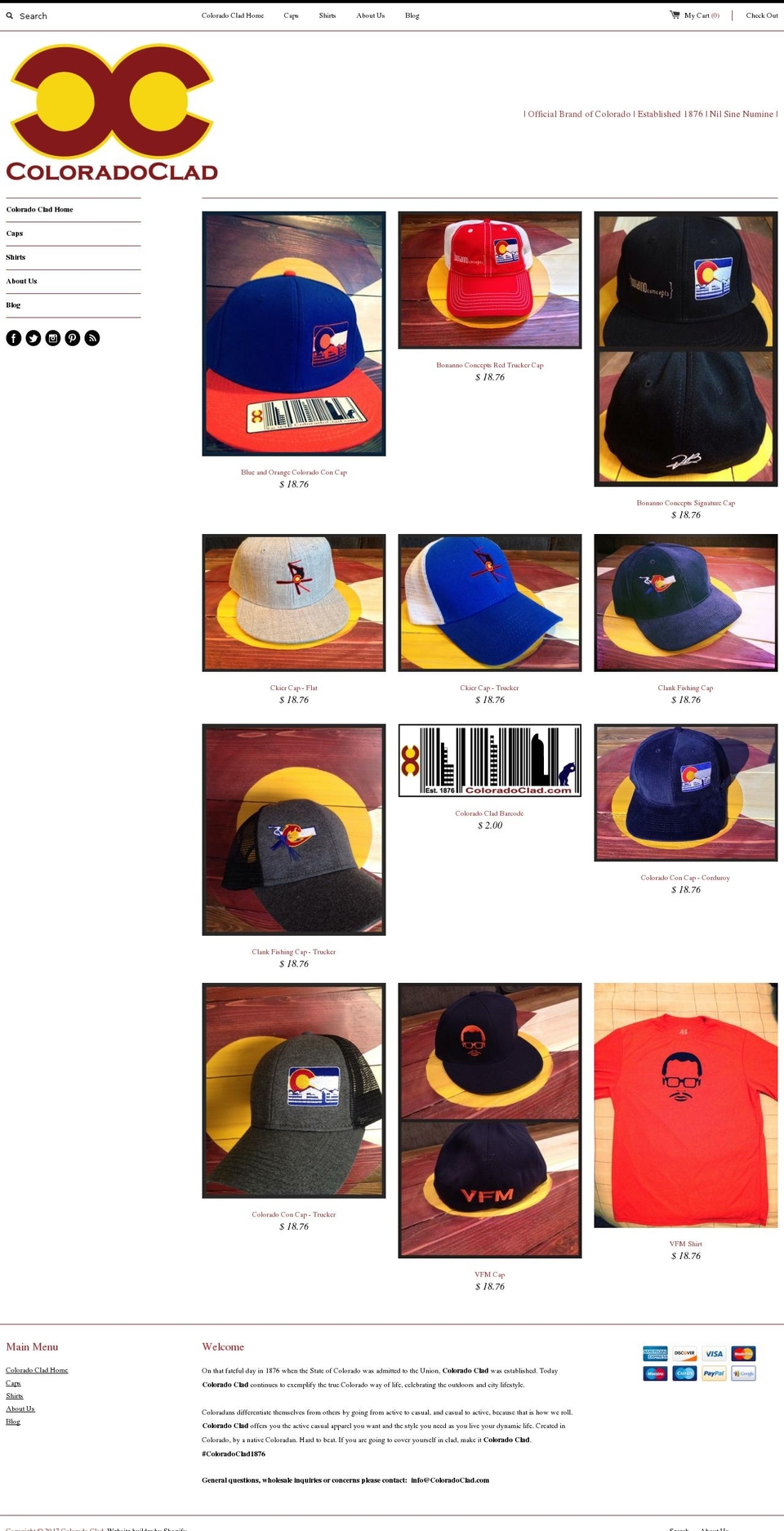 coclad.com shopify website screenshot