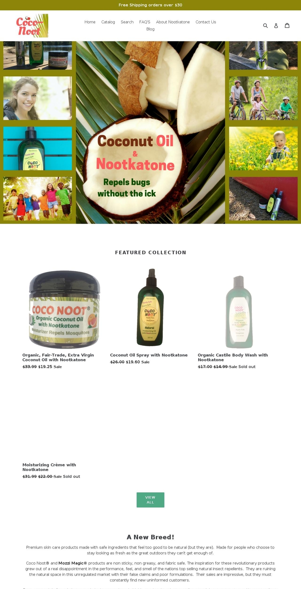 coco-noot.com — Shopify storefront screenshot