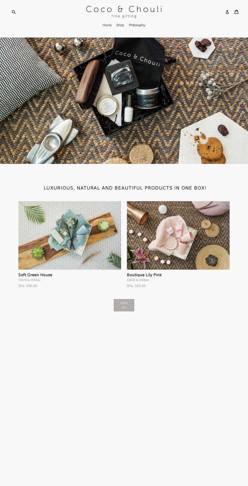 cocoandchouli.com — Shopify storefront screenshot
