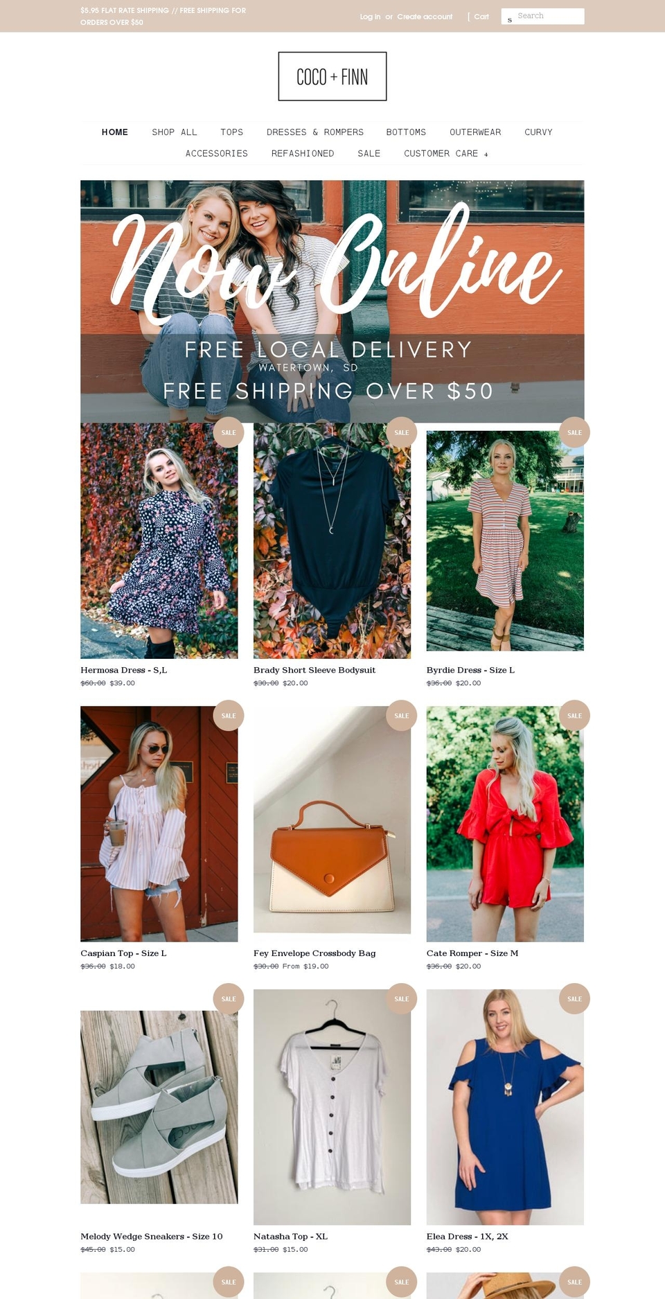 cocoandfinn.com shopify website screenshot