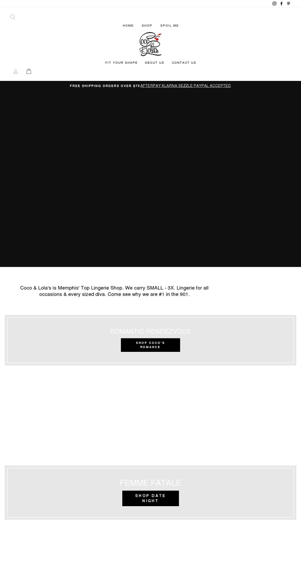 cocoandlolas.com shopify website screenshot