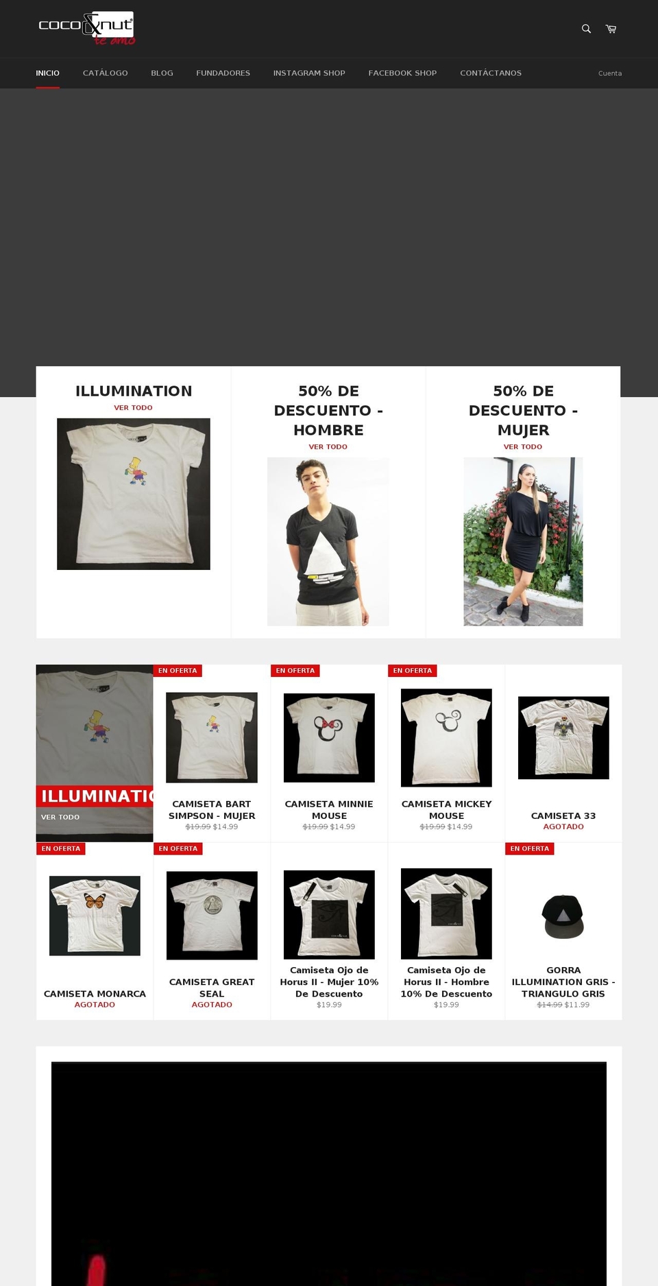 cocoandnut.com — Shopify storefront screenshot