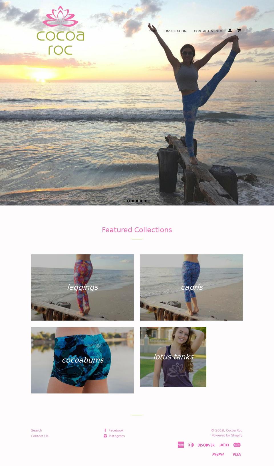 cocoaroc.com — Shopify storefront screenshot