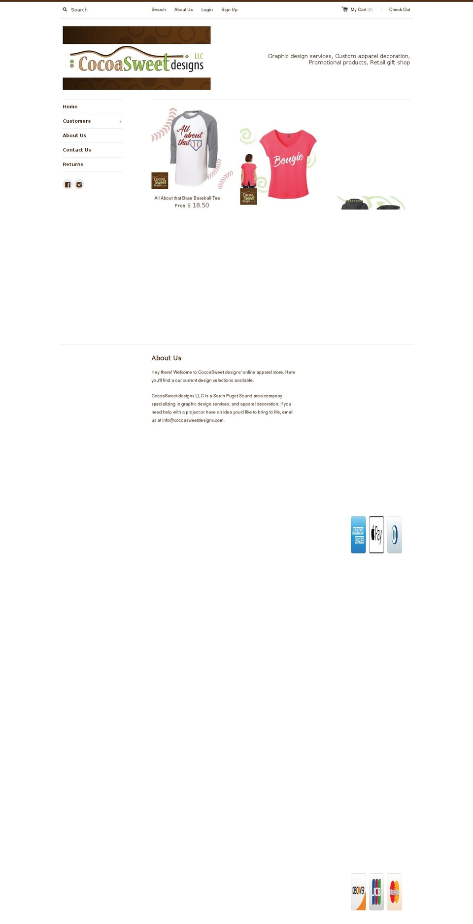 cocoasweetapparel.com shopify website screenshot