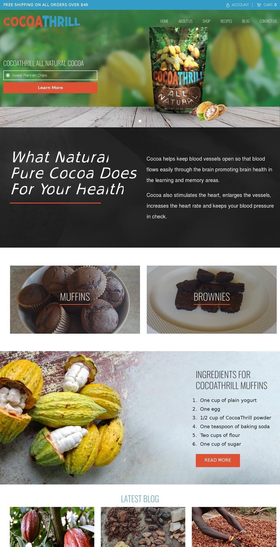 Made With ❤ By Webinopoly Shopify theme site example cocoathrills.com