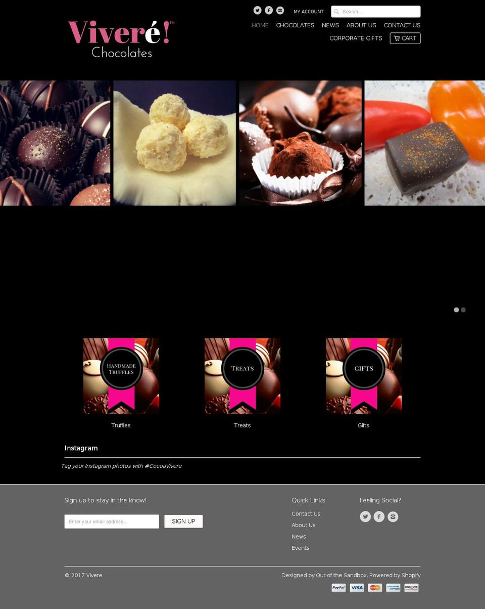cocoavivere.com shopify website screenshot