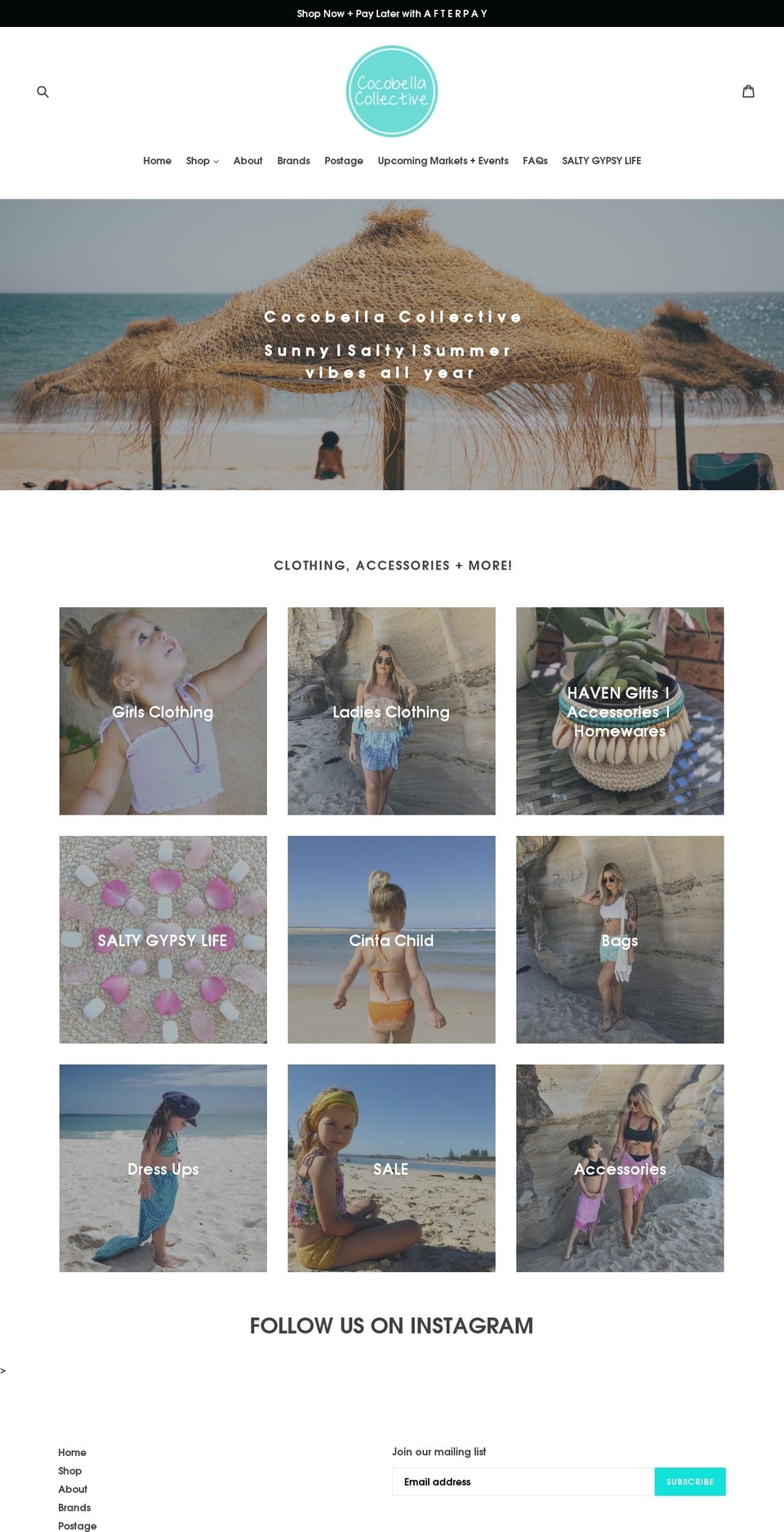 cocobellacollective.com — Shopify storefront screenshot