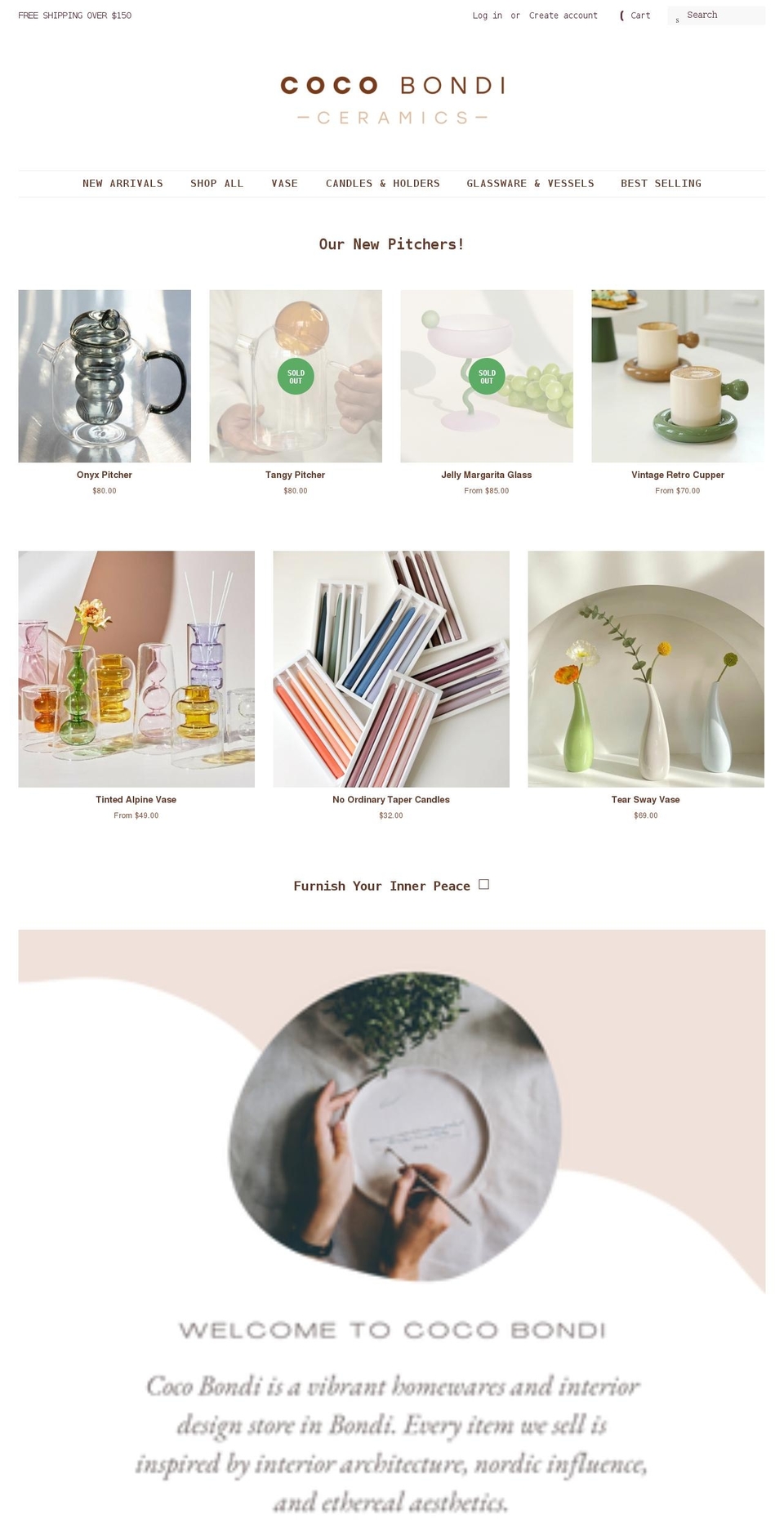 cocobondi.com shopify website screenshot