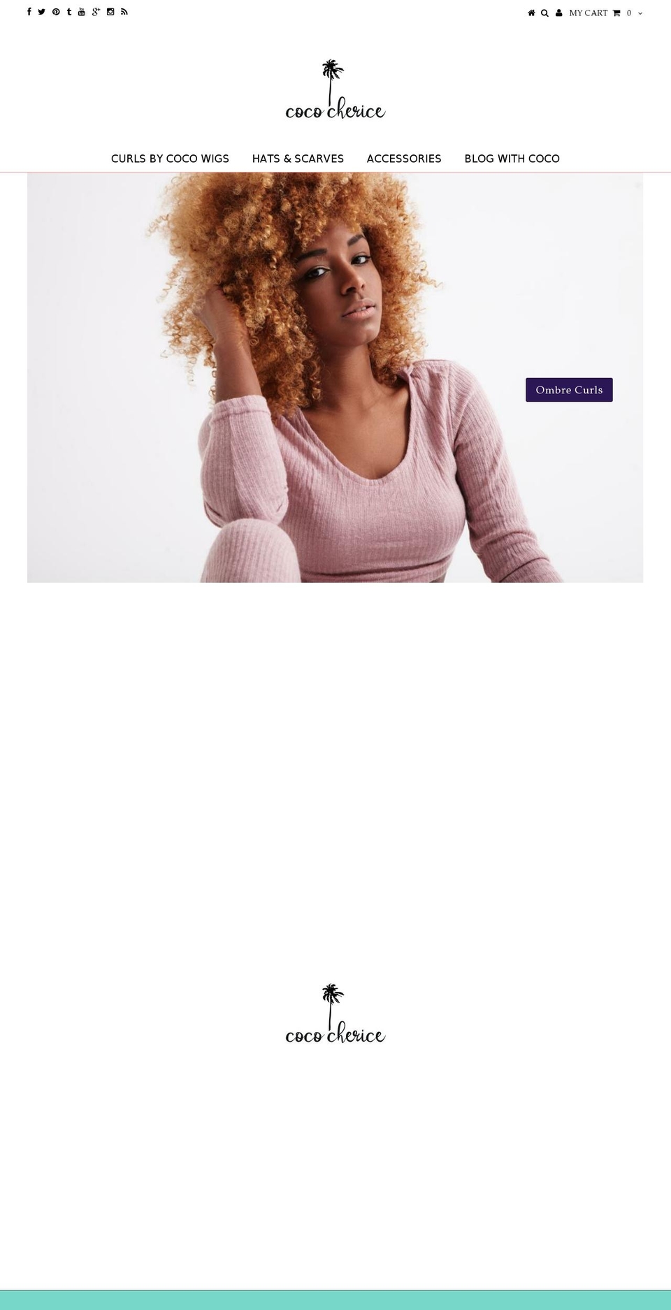 cococherice.com — Shopify storefront screenshot