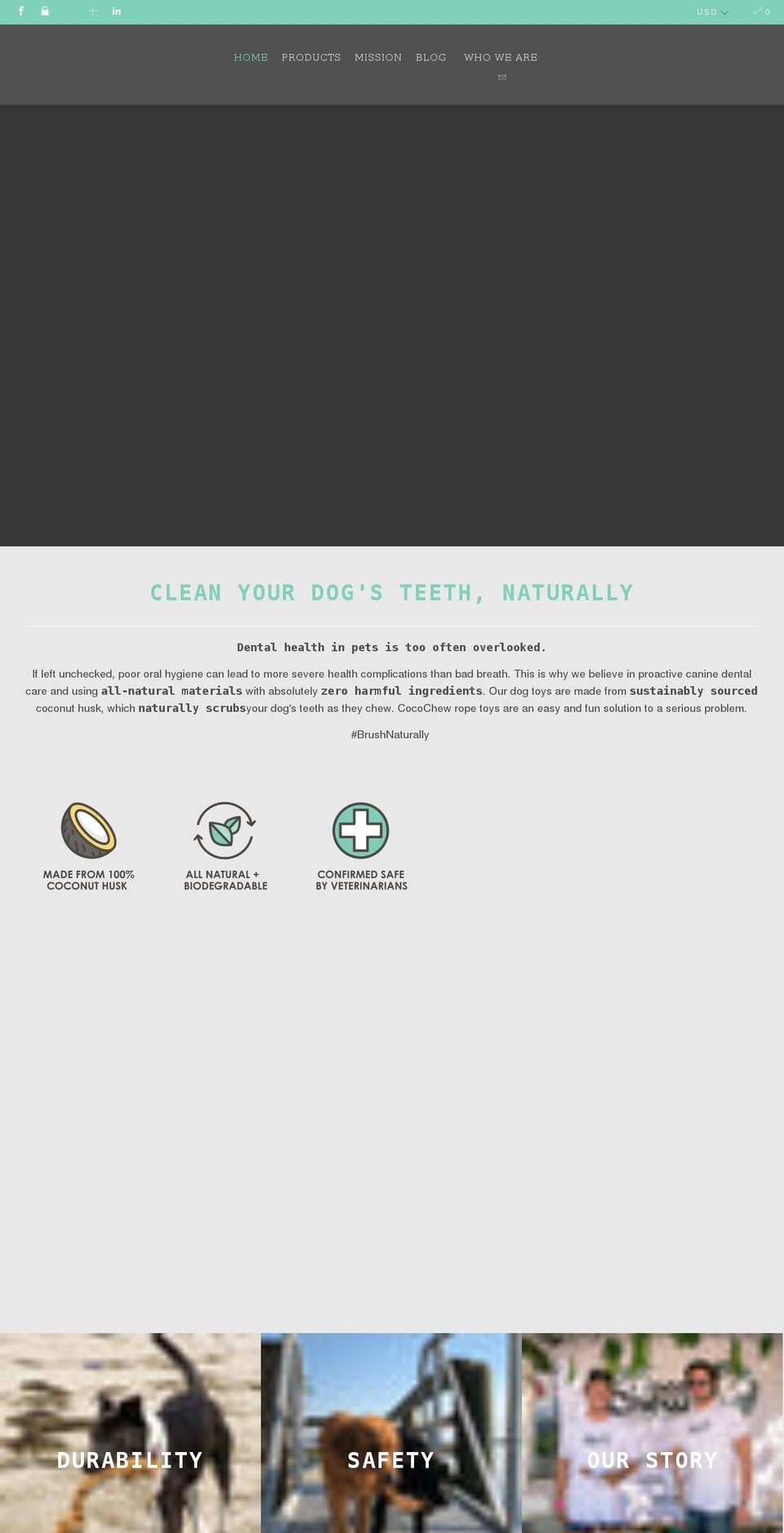 cocochew.myshopify.com — Shopify storefront screenshot