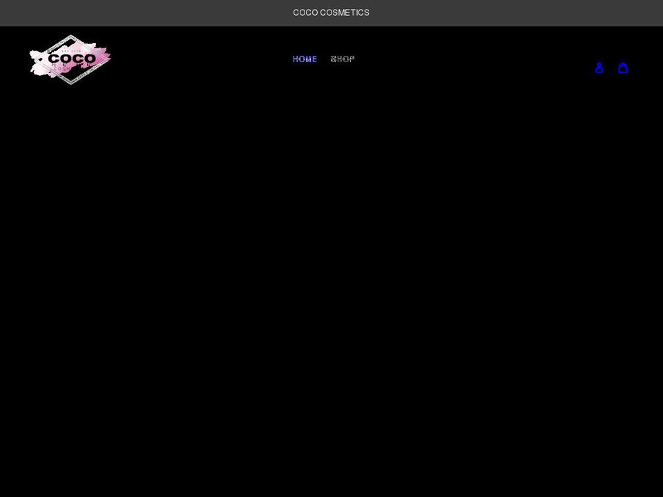 cococosmeticsonline.com shopify website screenshot