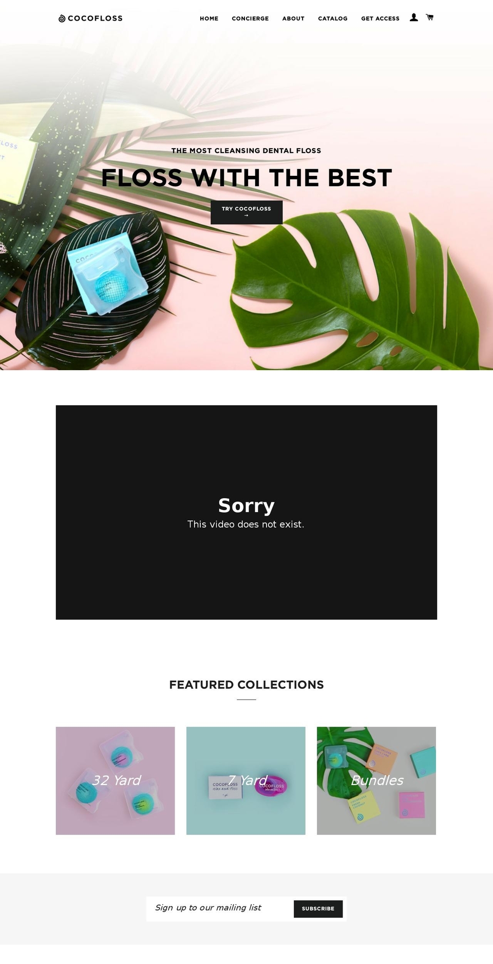 cocoflosspro.com shopify website screenshot