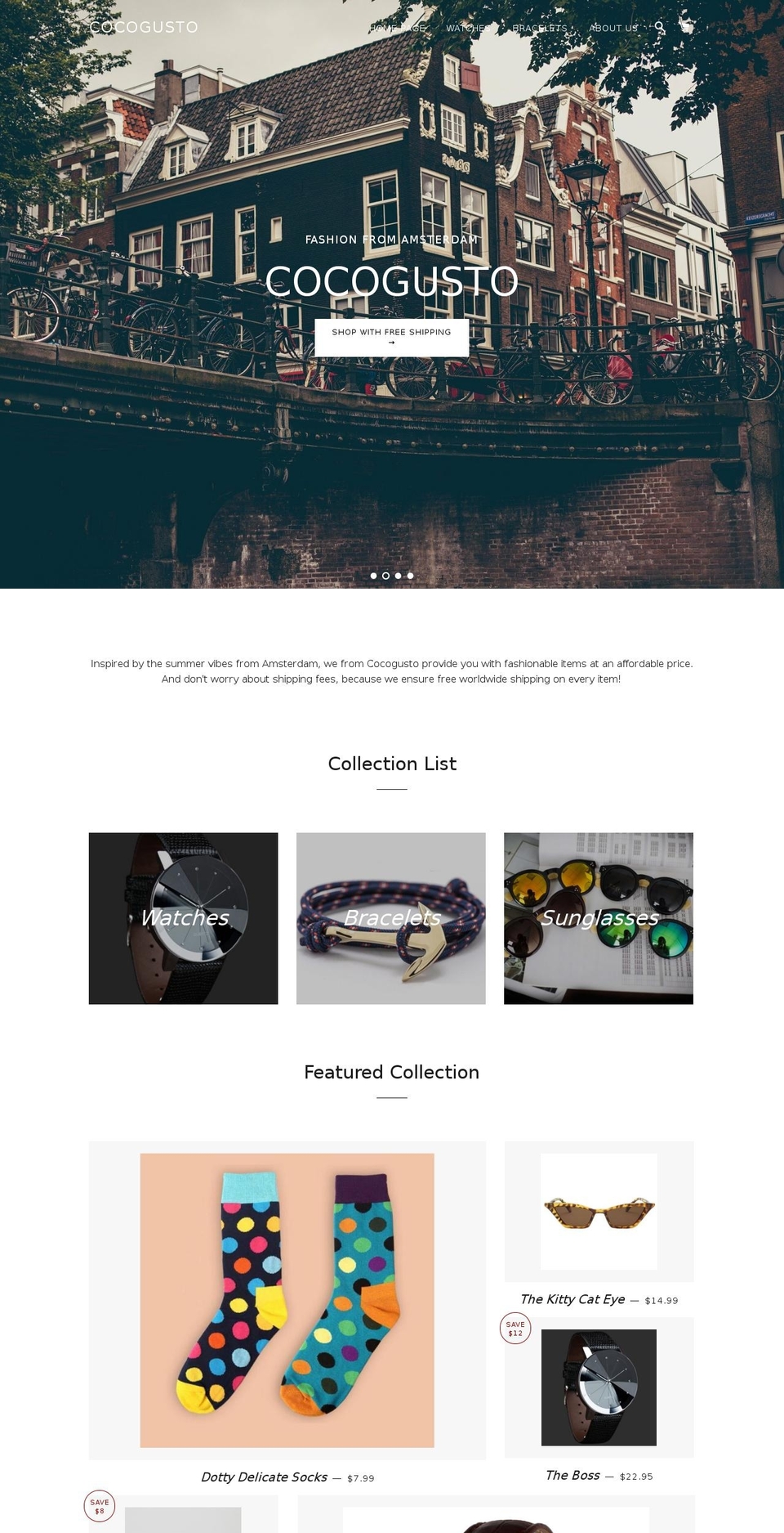 cocogusto.com — Shopify storefront screenshot