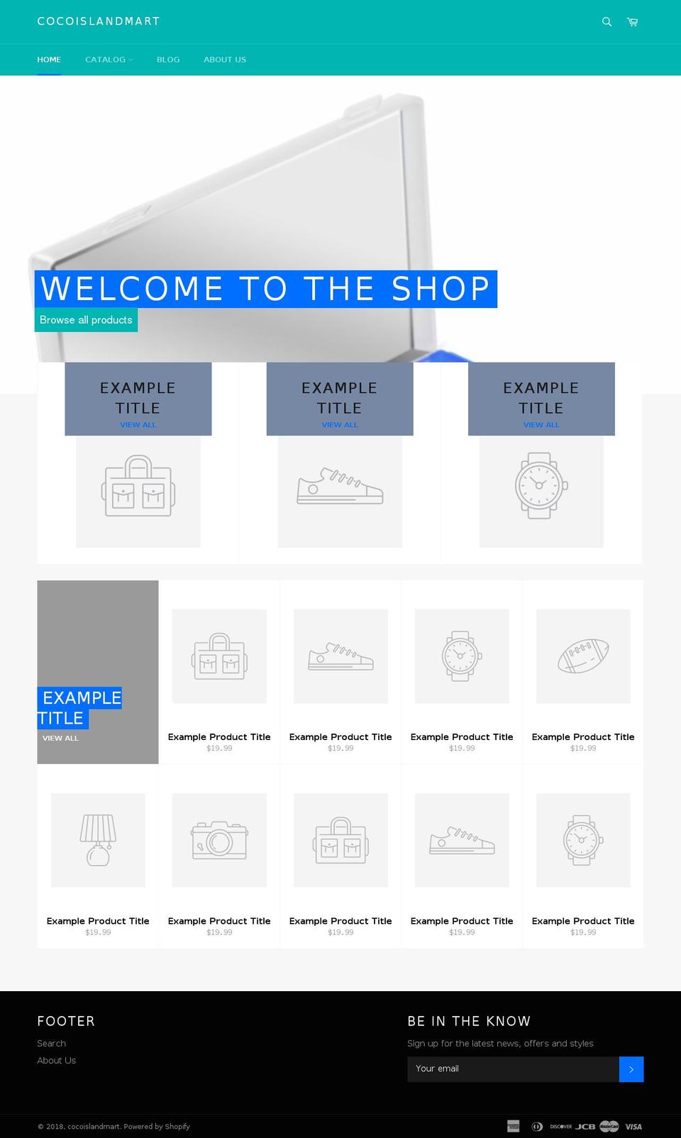 cocoislandmart.com — Shopify storefront screenshot