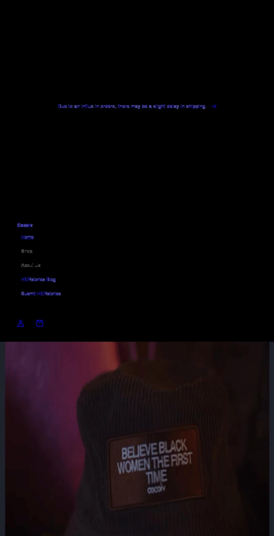 cocoiv.com shopify website screenshot
