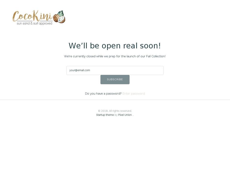cocokinisurf.com — Shopify storefront screenshot