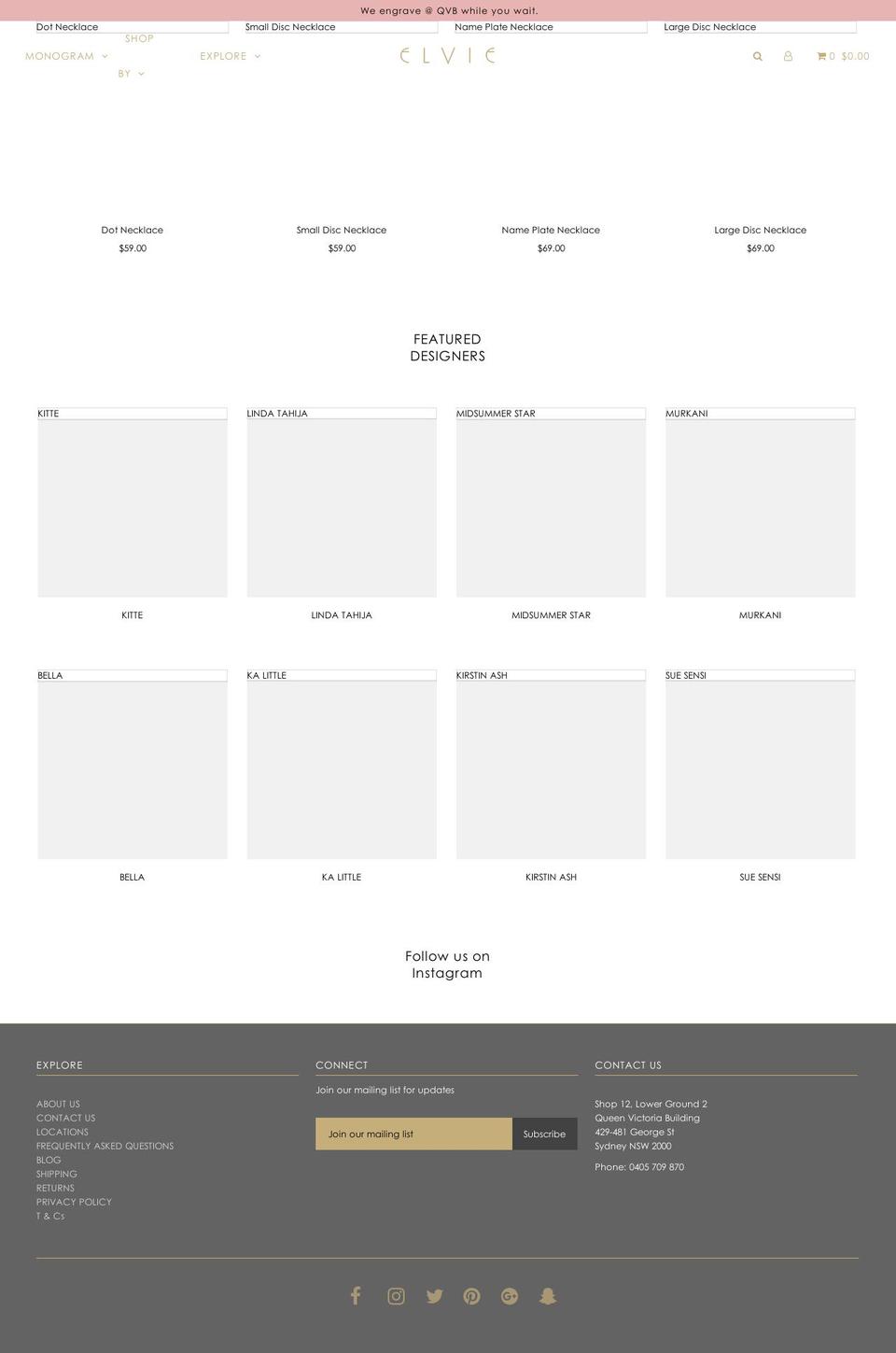 cocoliberace.com — Shopify storefront screenshot