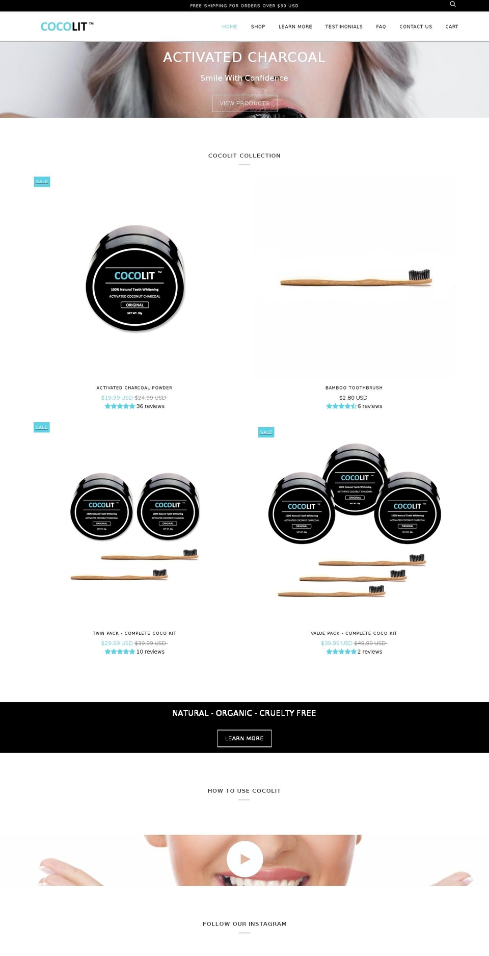 cocolit.com — Shopify storefront screenshot