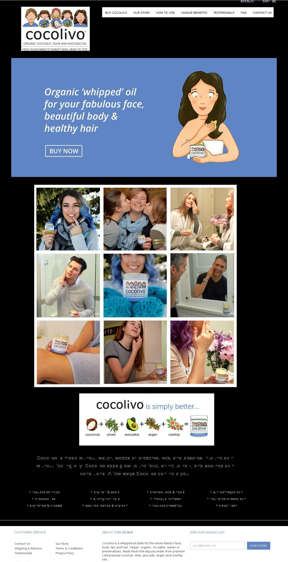 cocolivo.com — Shopify storefront screenshot