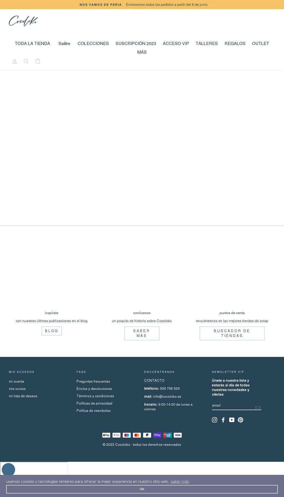 cocoloko.es shopify website screenshot