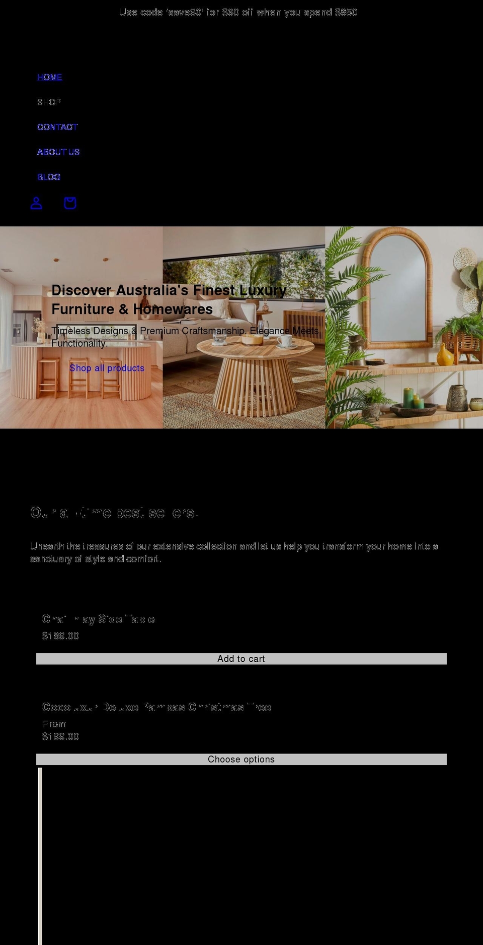 cocoluxur.com.au shopify website screenshot