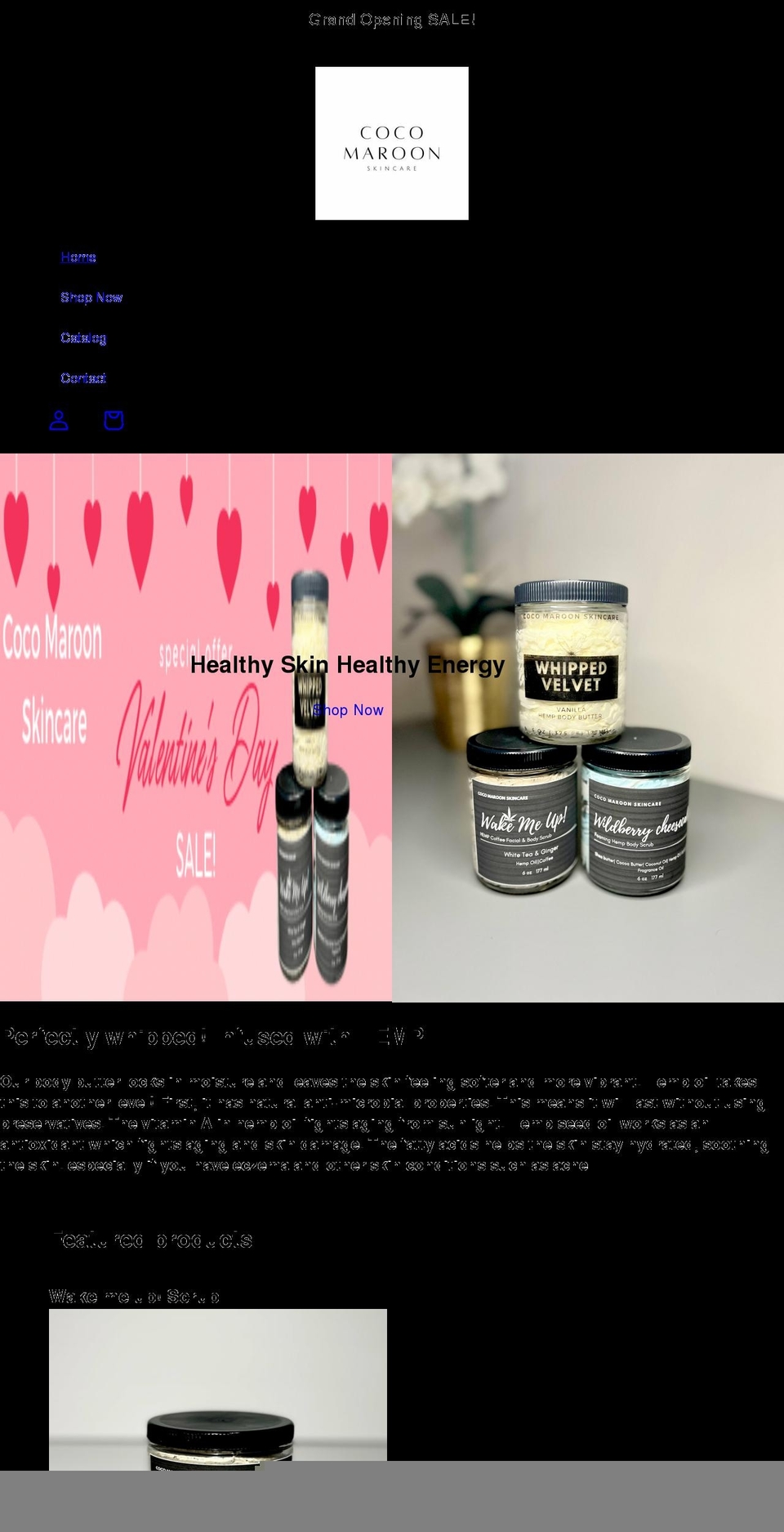 cocomaroon.com shopify website screenshot