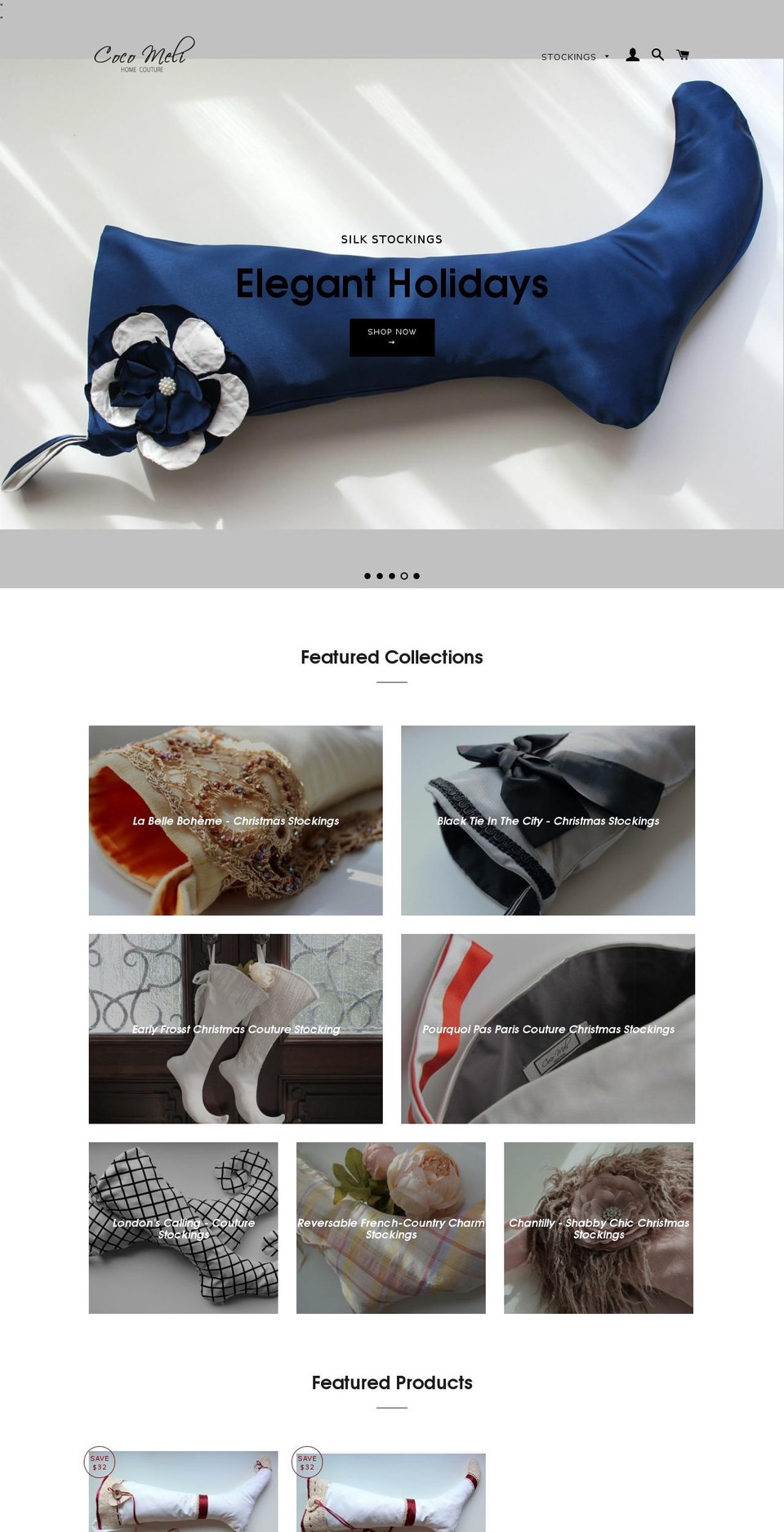 cocomeli.com — Shopify storefront screenshot