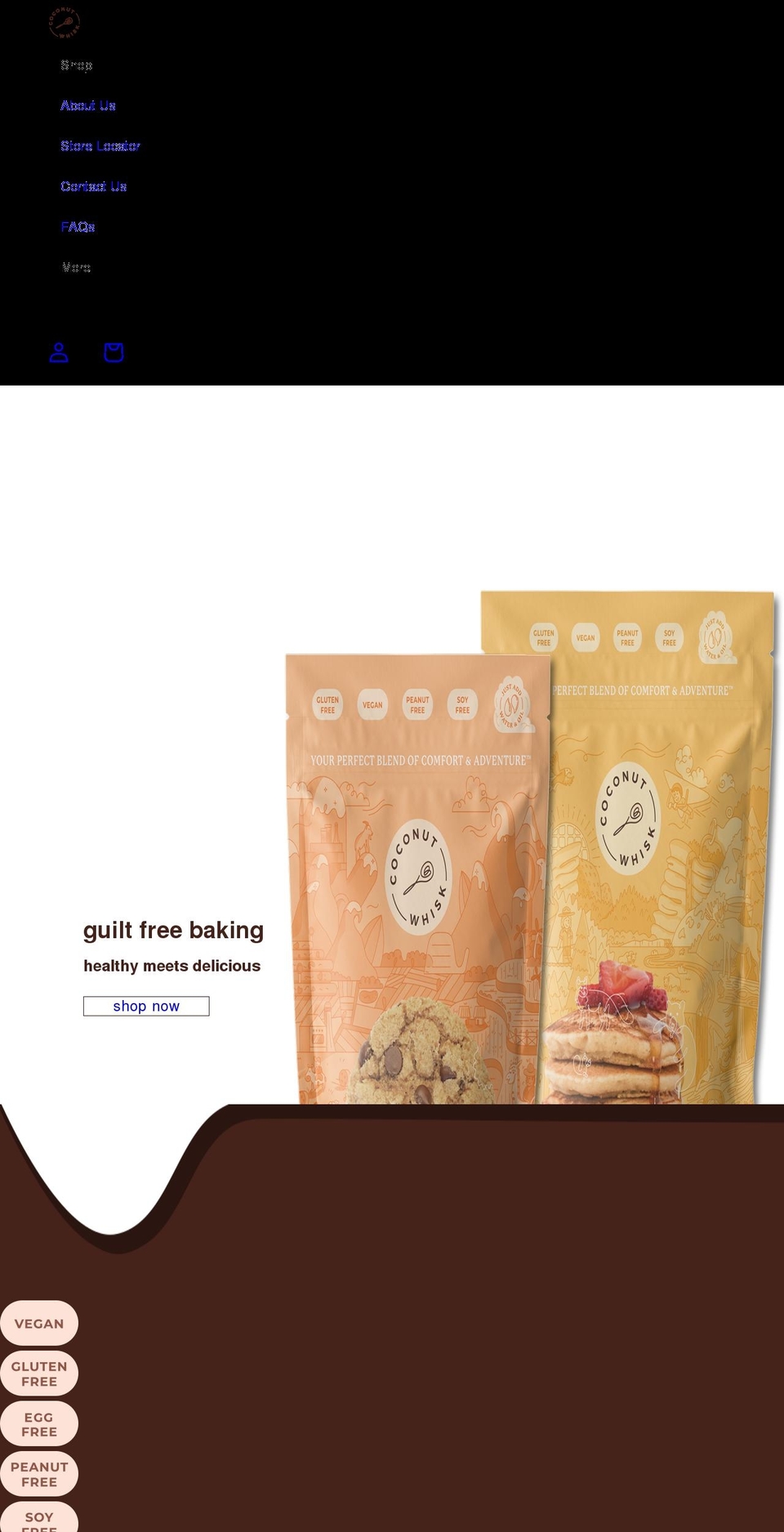 coconutwhisk.com — Shopify storefront screenshot