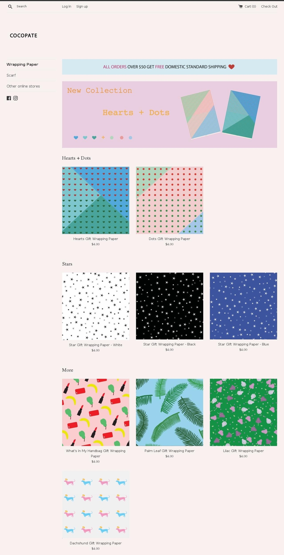 cocopate.com shopify website screenshot