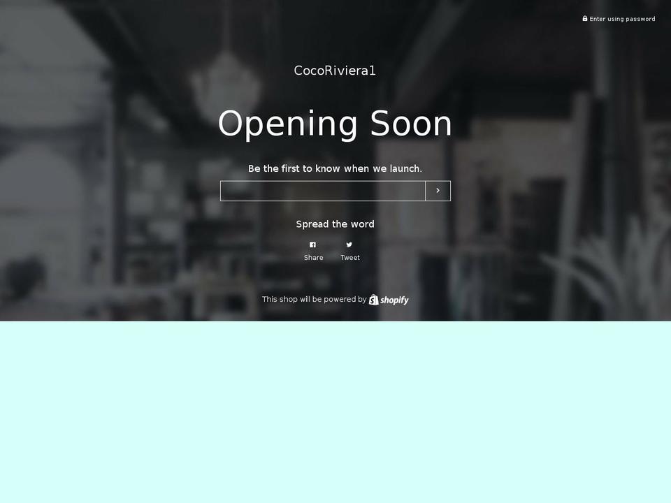 cocoriviera.com — Shopify storefront screenshot