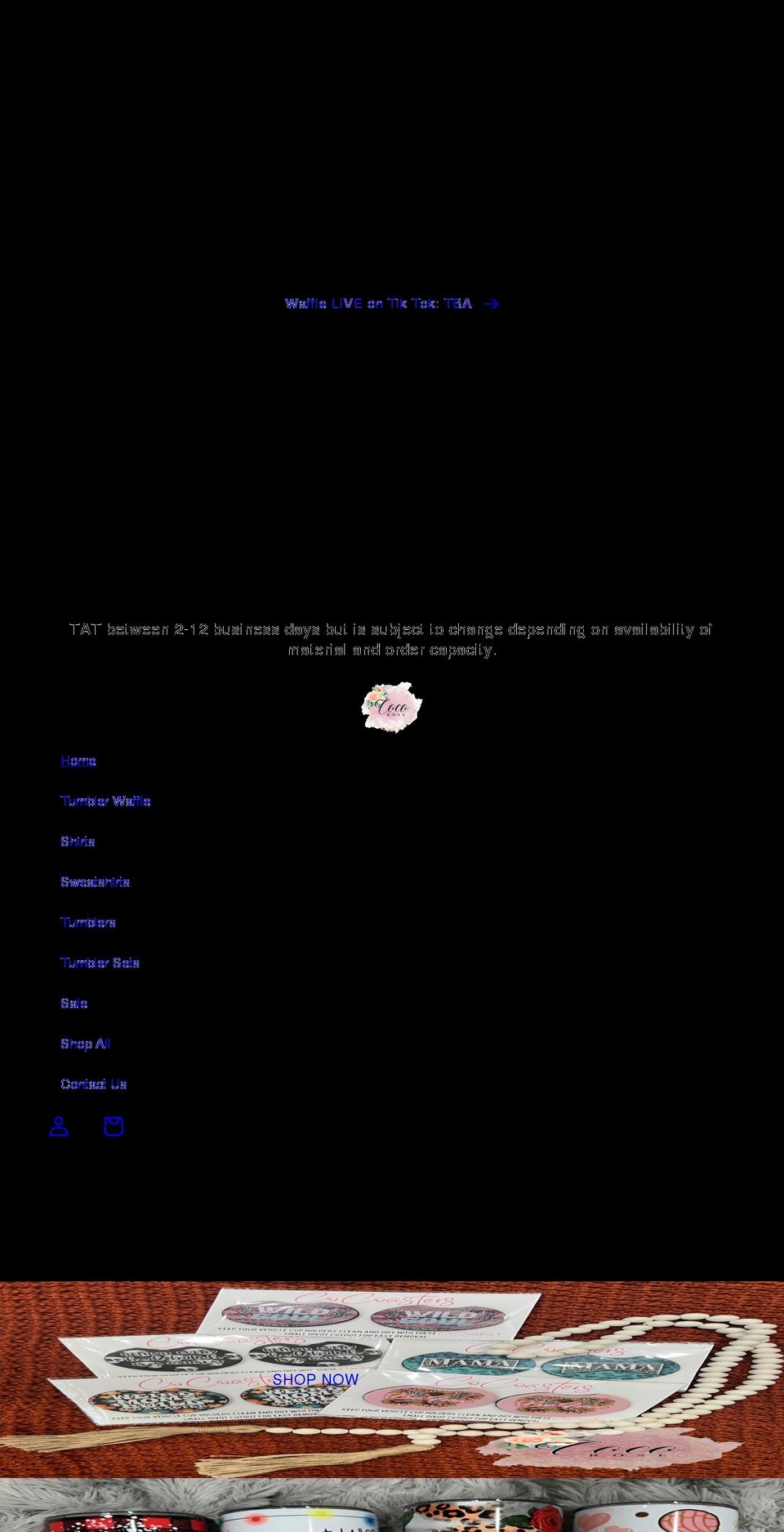 cocoroseshop.com shopify website screenshot