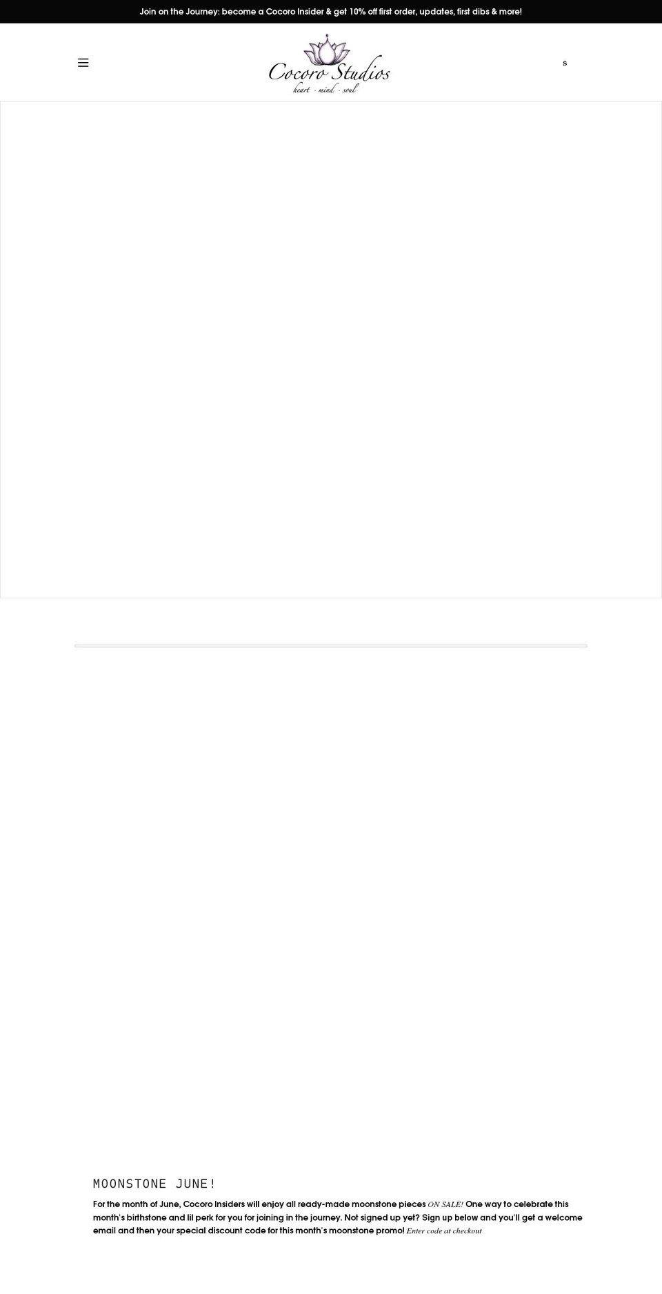 cocorostudios.com shopify website screenshot