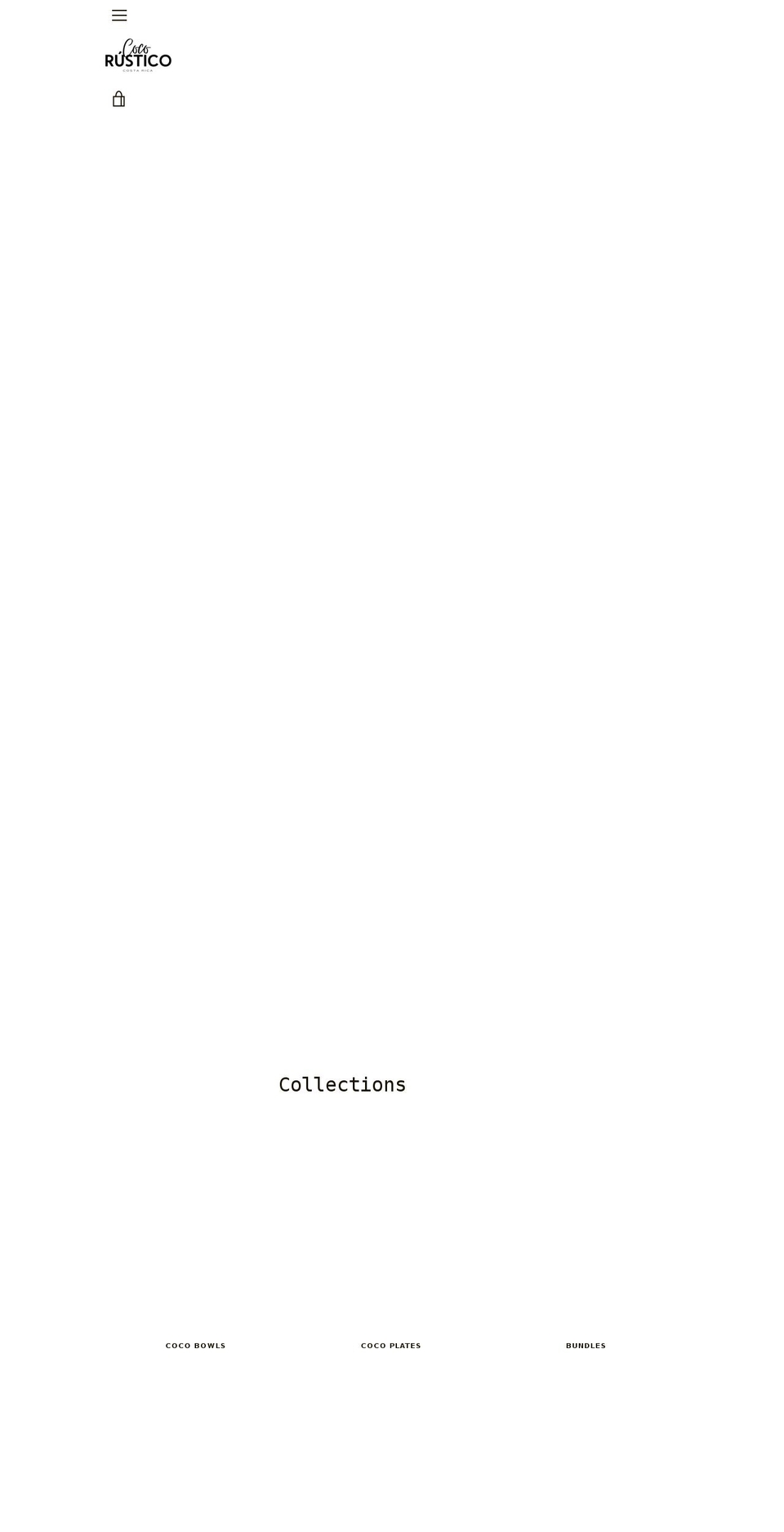 cocorustico.com shopify website screenshot