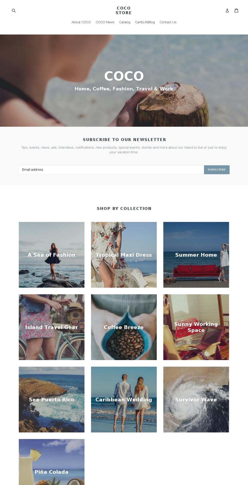 cocostore.net shopify website screenshot