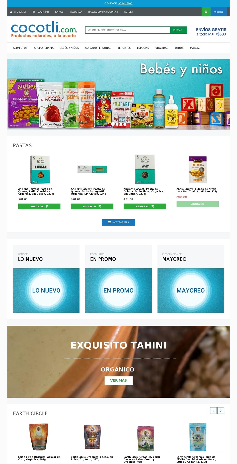 cocotli.mx shopify website screenshot