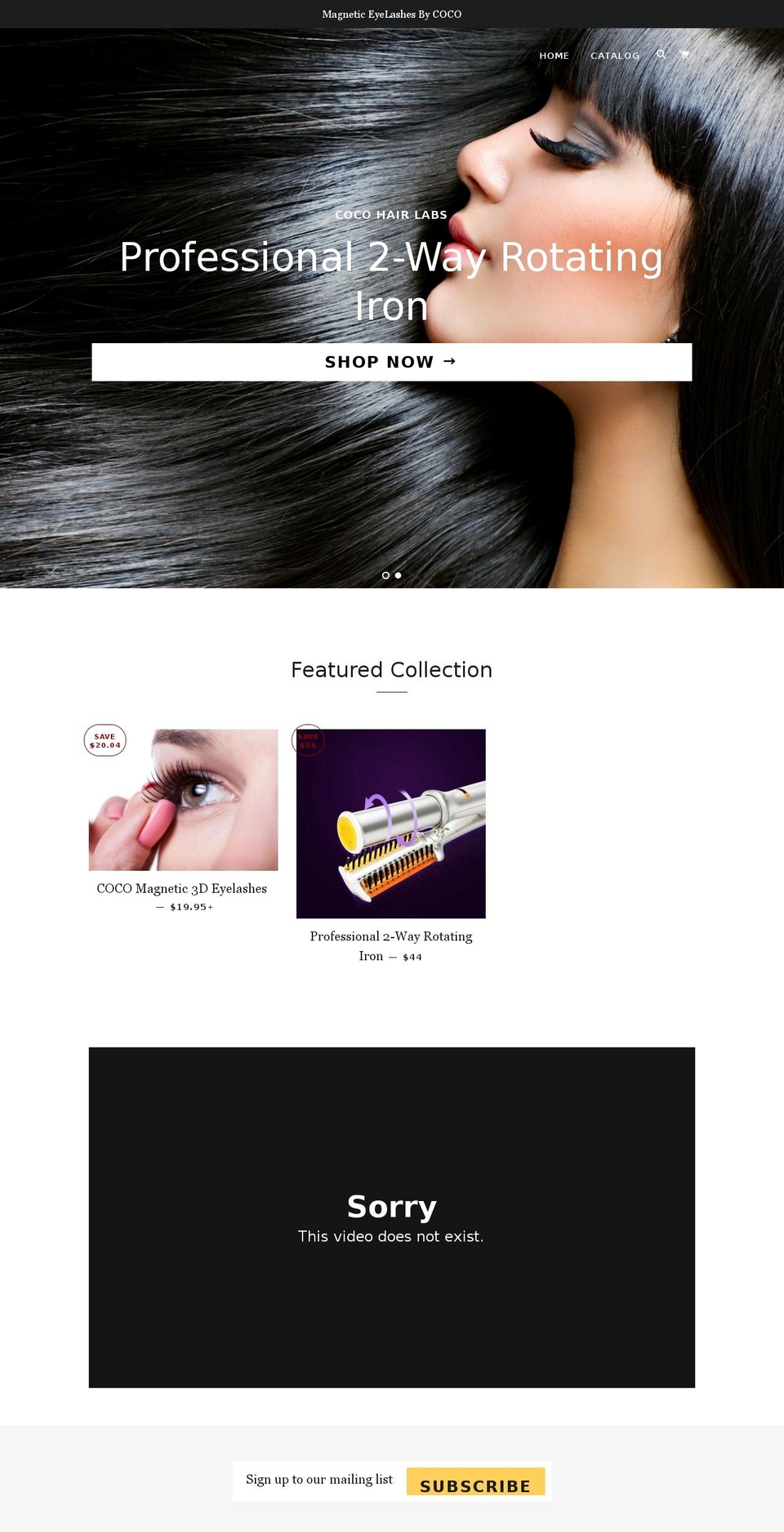 cocoveron.com — Shopify storefront screenshot