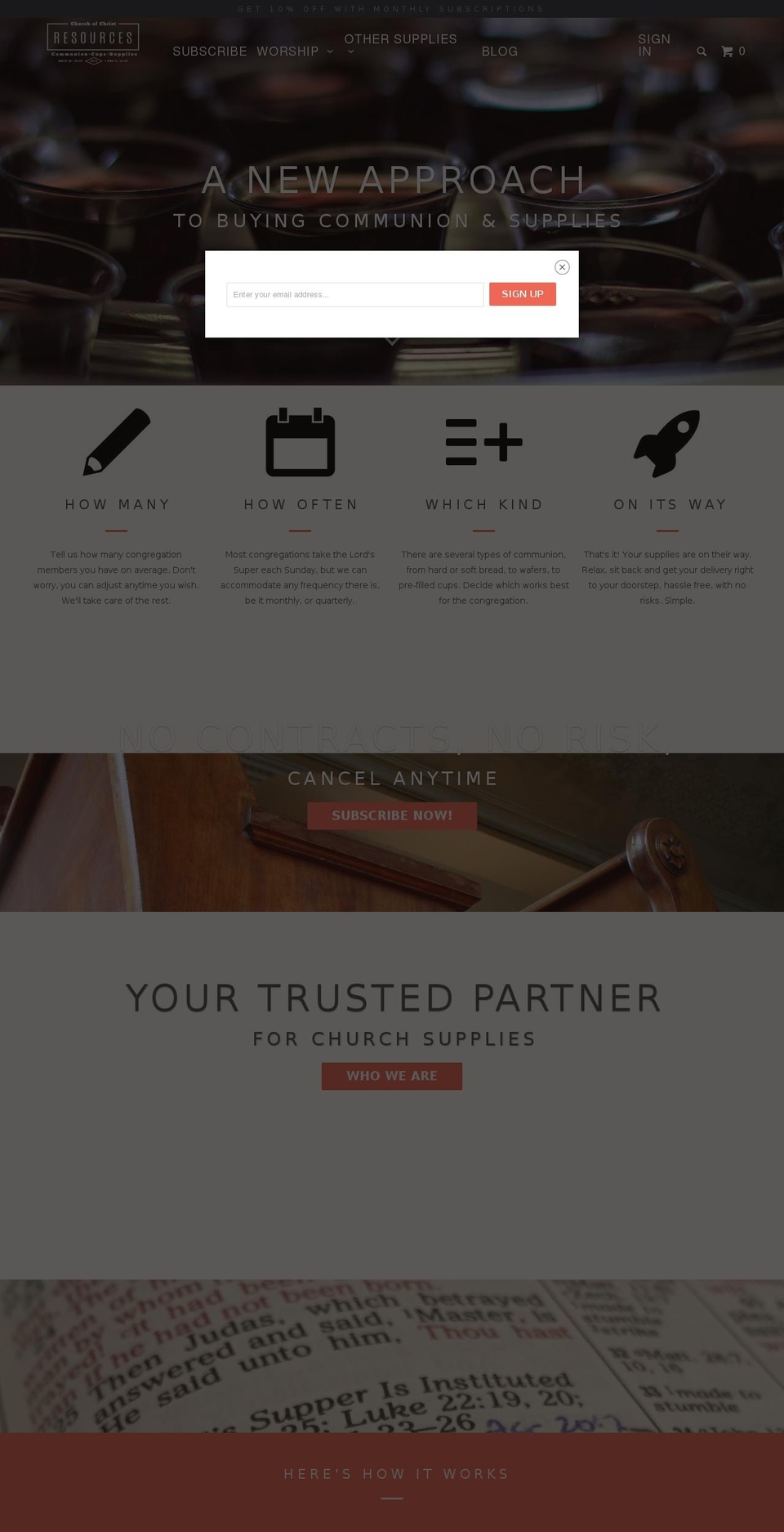 cocresource.com shopify website screenshot